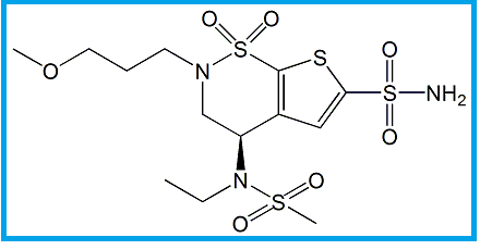 BRINZOLAMIDE METHANESULFONYL AMIDE